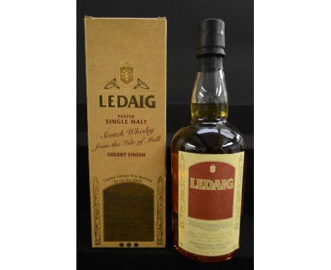 Ledaig Single Malt Scotch Whisky, Limited Edition First Bottling for the Year 2000, 42%, 70cl, labels good, seal intact, leve