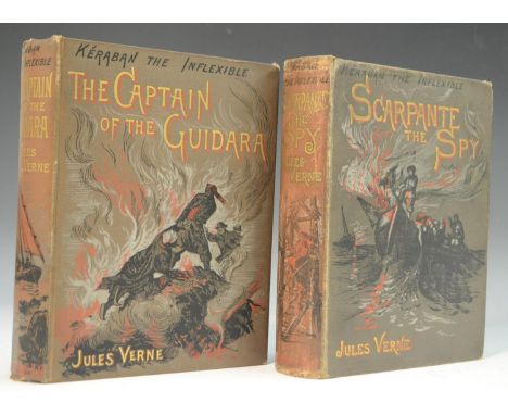 Verne (Jules), Kéraban the Inflexible, [Part I] &amp; (Part II), The Captain of the Guidara, &amp;, Scarpante the Spy, [each]