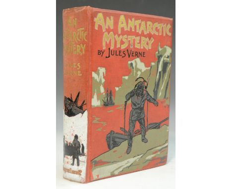 Verne (Jules), An Antarctic Mystery, Illustrated, first English edition, London: Sampson Low [...], 1898, pp: [3], x-xi, [3],