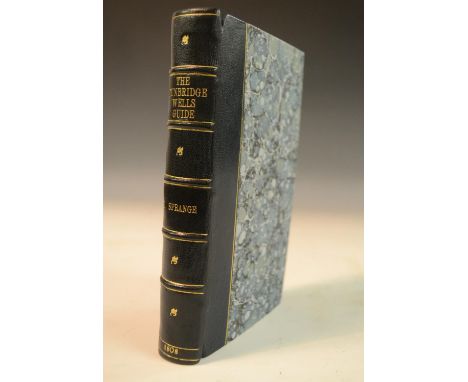 Hydrotherapy & Topography - Provincial Imprint, [Sprange (Jasper)], The Tunbridge Wells Guide; or An Account of the ancient a