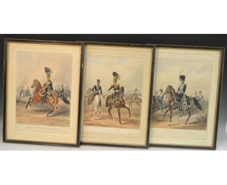 John Harris the Younger (1791 - 1873), after Henry de Daubrawa (fl 1842-1861), a set of nine from R. Ackermann's Costumes of 