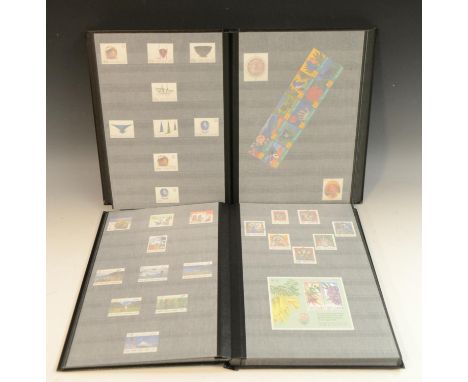 Stamps, New Zealand collection in 2 stock books, modern vmm including Lord of the Rings sets, sheets etc, face value approx $