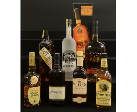 Whisky - Canada - Forty Creek Whisky, John K. Hall, Double Barrel Reserve, Lot 243: Bottle Number 03578, 40%, 750ml, labels g