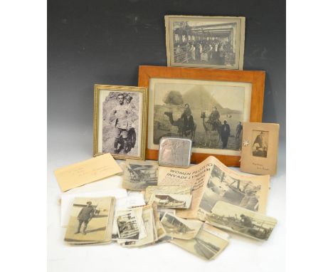 Militaria, Local, Rolls-Royce and Royal Flying Corps Interest, photographs and papers of Sergeant Mechanic Horace Wilkes, 30 