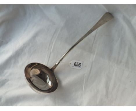 A George III soup ladle plain OE pattern. London 1810 by RC GS 190gms. 