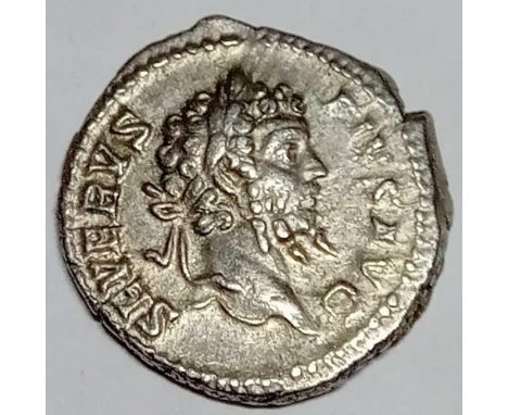 Septimius Seurus. Denarius. S. 6372, good bearded bust ef