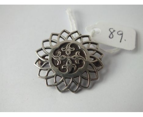 IONA - a silver Celtic brooch by John Hart