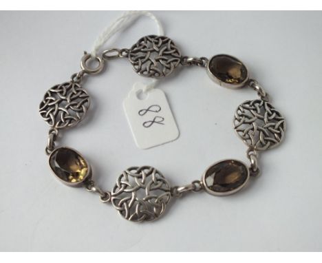 IONA - a silver Celtic bracelet by John Hart 
