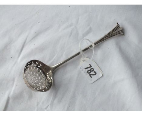 An Onslow pattern bottom marked sugar sifter ladle circa 1770