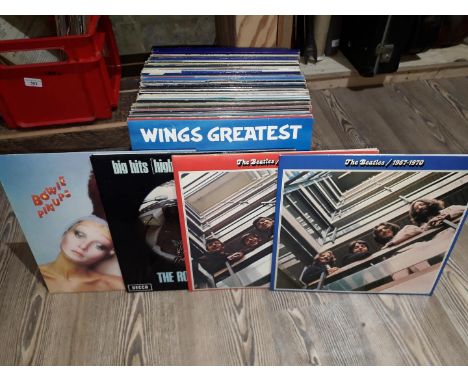 A collection of LPs, circs 1960s and later including Ten Years After, The Beatles, The Rolling Stones &amp; David Bowie etc. 