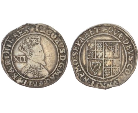 Tower mint, mm: Lis – 1604/05. Third crowned and armoured bust right with neat squarish beard, XII behind, rev. Square-topped