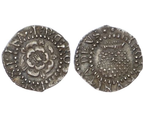 Third Coinage, Tower mint, mm Two pellets – 1619/25. Large rose, I .' D .' G .' ROSA • SINE • SPINA, rev. Large thistle, • TV