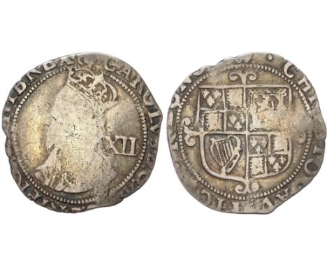 Tower (under King), mm: indeterminate. Sixth, ‘Briot’ crowned and draped large bust left, with double arched crown, stellate 
