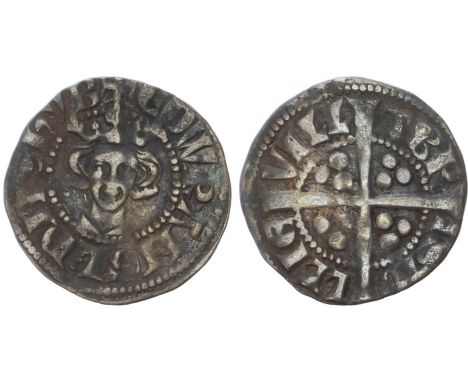 Crowned facing head, +EDW R ANGL DNS HYB, rev, Long cross pattée with three pellets in each angle, VILLA BRISTOLLIE, 1.36gm, 