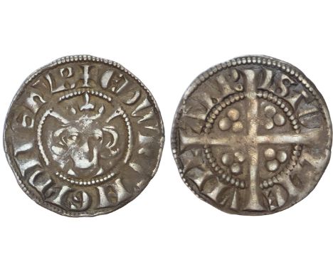 Class 3G, crowned facing head, +EDW R ANGL DNS HYB, rev, Long cross pattée with three pellets in each angle, VILLA BRISTOLLIE