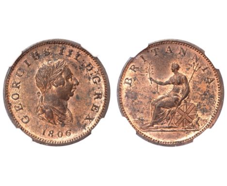 Small laureate and draped bust right, date below, toothed border both sides. Rev, Britannia seated left on rocks with shield,