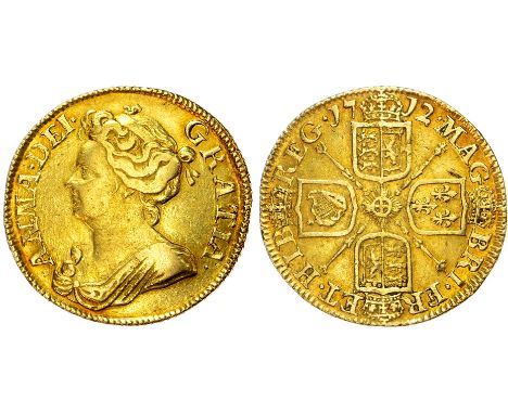 Third draped bust left. Rev, crowned shields cruciform, seven strings to Irish harp (S. 3574; EGC 476; MCE 224). Very Fine, p