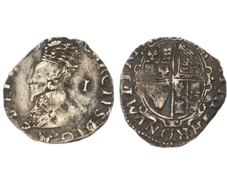 Group A, Tower (under King), mm: Lis – 1625. Double rose, rev. Double rose, 0.41gm. (Brooker 694; N 2261; S 2837). Another, b