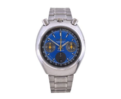 Citizen, Challenge Timer Bullhead, ref. 67-9011, a base metal wristwatch, no. 4-901177Y, 7 0901683, circa 1970, automatic chr