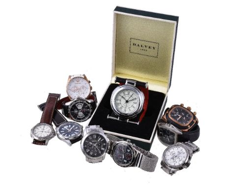 A collection of wristwatches, brands to include: Accurist, Boss, Casio, Lorus, Sekonda and Swatch. All recommended for spares