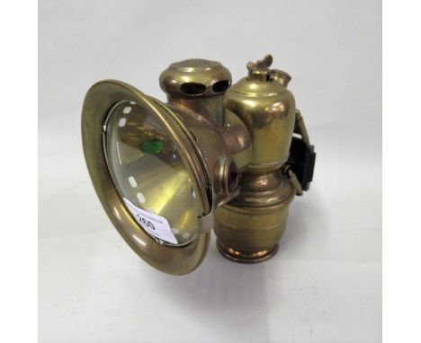 Joseph Lucas Ltd., brass carbide bicycle lamp, Lucia 