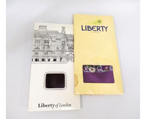 Two vintage Liberty scarves in original packaging 