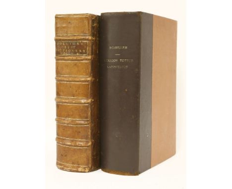 1- COLLIER, J (ed.): The Great Historical, Geographical, Genealogical, and Poetical Dictionary; Two volumes bound in One. For