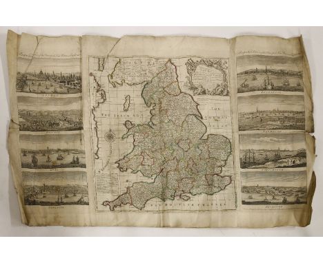 Robert Sayer, England and Wales, c.1770, 'A New and Correct Post Map of the Great Roads and Crossroads through England and Wa