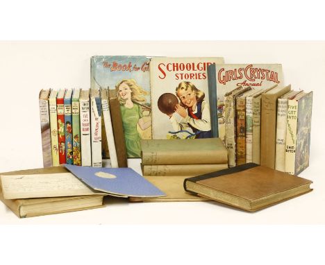 ENYD BLYTON: 1- five go to Smuggler’s top. Hodder & Stoughton, 1945, First edn. dust jacket which is worn and glued to plain 