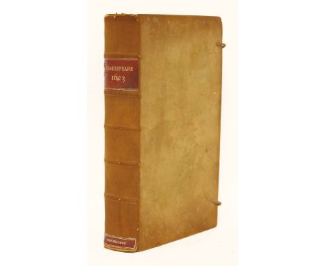 Shakespeare: Comedies, Histories, & Tragedies;  Being a Reproduction in Facsimile of the First Folio edition 1623, from the C