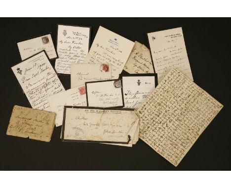 Admiral Sir Wilmot Hawksworth Fawkes, GCB, KCVO (22 December 1846 - 29 May 1926): Eleven  letters all addressed to him, from 
