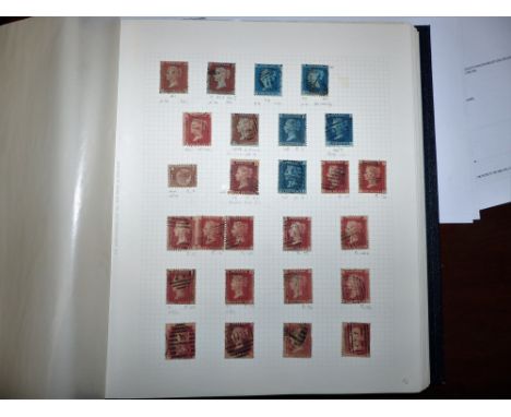 Great Britain - a collection of stamps QV - QEII to include 2 x 1d black, 4 x 2d blue, 10 x 1d red imperf, 1854 6d lilac embo