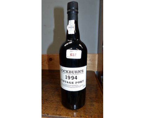 A bottle of Cockburn's 1994 vintage Port