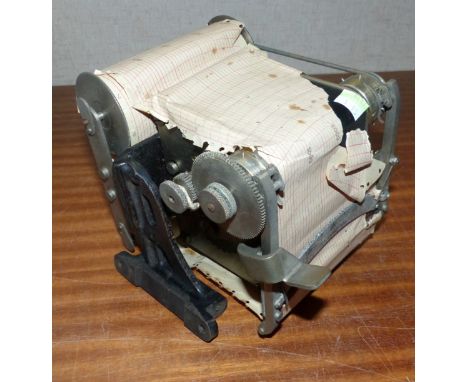 A ships kilowatt pen recorder, mechanical train RMS Andes 1939-71