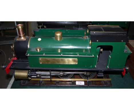 An 0-6-0 31/2 gauge British tank engine, scratch built display model 3/500