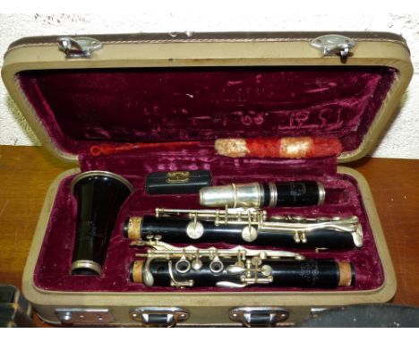 A Selmer console clarinet