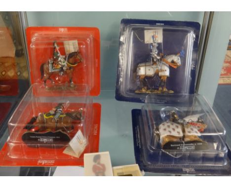 A collection of 28 Del Prado military figures, all in sealed blister packs, to include Mongol Warrior c1300, Lombard Cavalrym