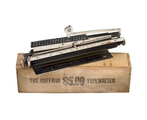 Coffman Pocket Typewriter, 1902Hersteller: Coffman Manufacturing Company, St. Louis, Missouri. Amerikanische Indexmaschine im