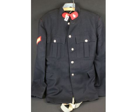 A British Army Uniform To Include Tunic &amp; Trousers Complete With Related Button And Badges. 