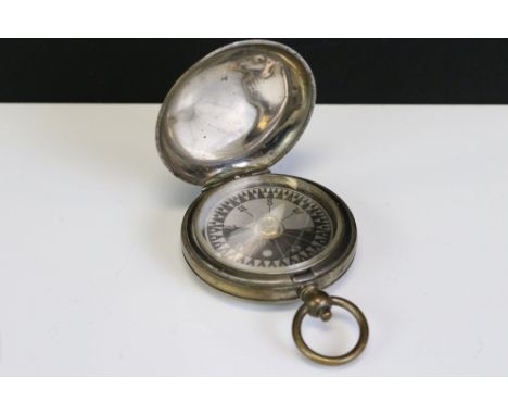 A British Military Issued World War One Pocket Marching Compass By Sherwood &amp; Co. Of London, Dated 1915 And Marked With T
