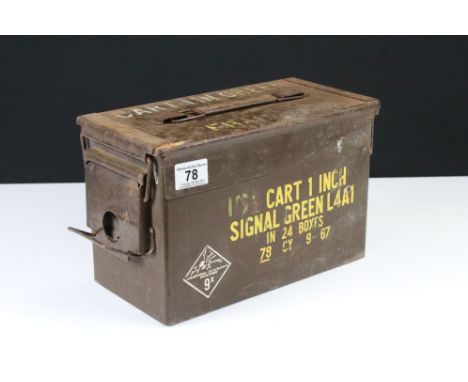 A British Military H83 Mk.1 Ammunition Box Dated 1967. 