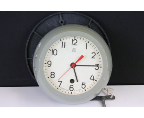 A Vintage Russian CCCP Wall Clock. 