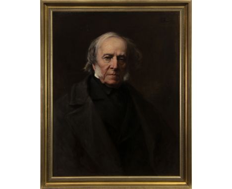 SIR GEORGE REID PPRSA (SCOTTISH 1841 - 1913), PORTRAIT OF REV DR JOHN JAMES BONAR, OF ST ANDREW'S CHURCH, GREENOCK oil on can