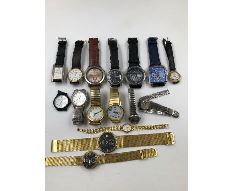 A COLLECTION OF VARIOUS WRIST WATCHES TO INCLUDE SEIKO, ROTARY, ACCURIST, CASIO, ASTRON, DANIEL HECHTER, ETC.