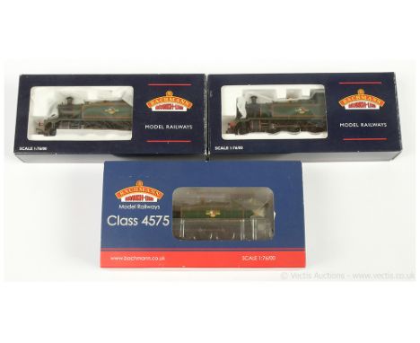 Bachmann OO Gauge BR green 2-6-2 Prairie Tank Locos comprising 32-135Y (Limited Edition) Class 4575 Prairie Tank Loco No.5552