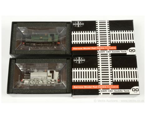 Kernow Model Rail Centre OO Gauge pair of Steam Outline Locomotives consisting of Ref K2201A 0-6-0 GWR Saddle Tank Loco photo
