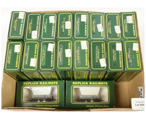 Replica Railways Goods Wagons comprising 4 x Private Owner 3-plank Open (13303 Trimsaran and 3 x 13302 William Neave &amp; So