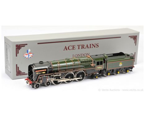 ACE O Gauge modern issue E/27 4-6-2 Loco and Tender BR Standard Class Britannia "William Shakespeare" No.70004, 2/3-rail elec