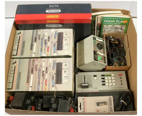Model Railway Control Equipment to include Hornby (China) R8214 Elite Digital Controller with instruction booklet (untested) 
