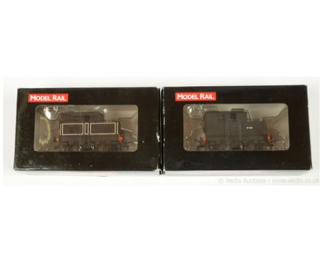 Model Rail OO Gauge pair of Sentinel Locos consisting of Ref MR-009 lined black Isebrook and Ref MR-005A GSR Sentinel Loco bl